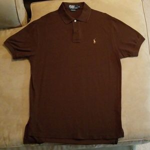 Ralph Lauren Polo Shirt - Brown - M